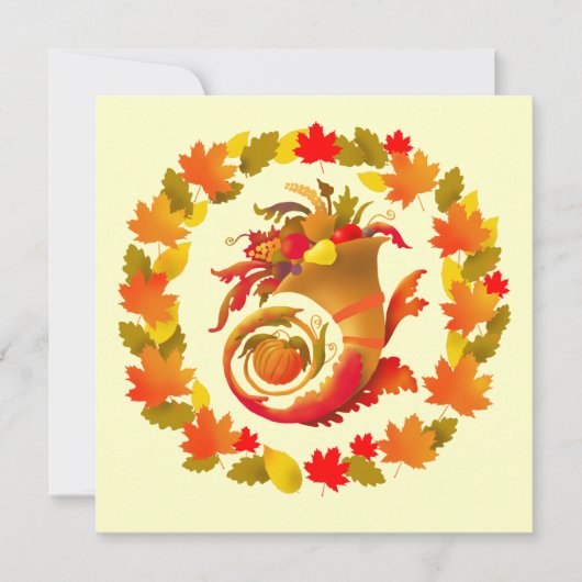 Thanksgiving Kaart (Voorkant)