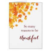 Thanksgiving-kaart (Voorkant)