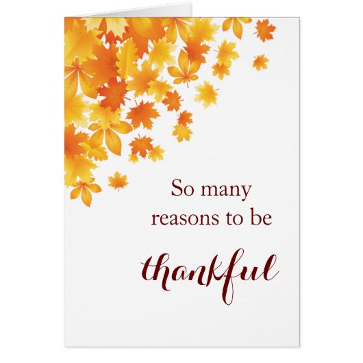 Thanksgiving-kaart (Voorkant)