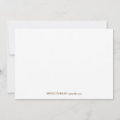 Thanksgiving Kaart (Achterkant)