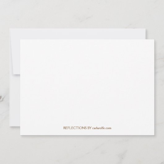 Thanksgiving Kaart (Achterkant)