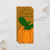 Thanksgiving Kaart (Voorkant / Achterkant in situ)