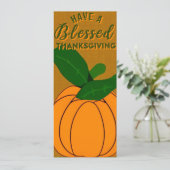 Thanksgiving Kaart (Staand voorkant)