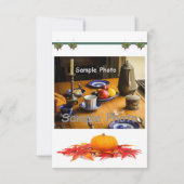Thanksgiving Kaart (Achterkant)