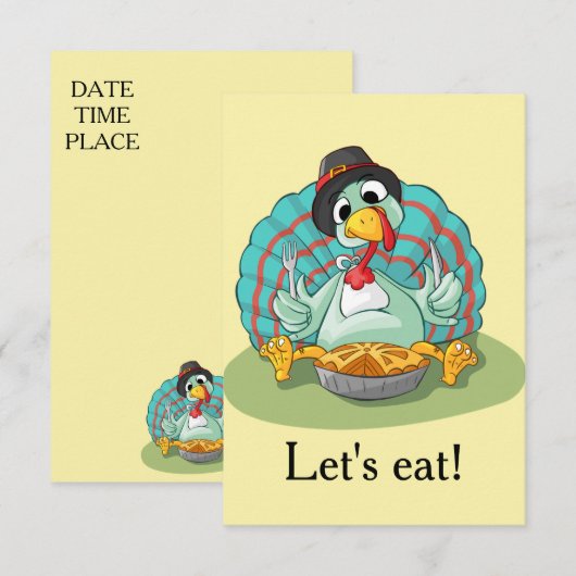 Thanksgiving Kaart (Voorkant / Achterkant)