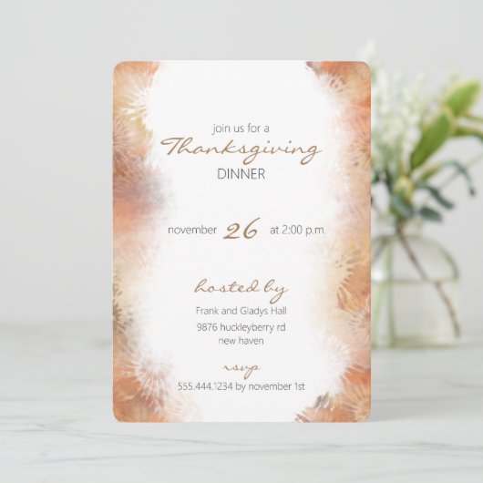 Thanksgiving Kaart (Staand voorkant)