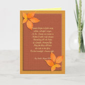 Thanksgiving kaart Autumn ivy met gedicht (Voorkant)