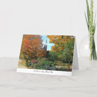 Thanksgiving-kaart Bedankkaart