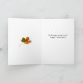 Thanksgiving kaart Fall Colours Central Park NY Gr (Binnen)