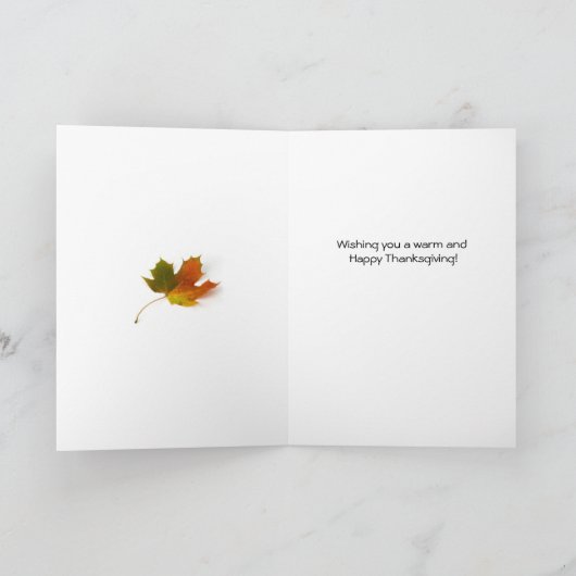 Thanksgiving kaart Fall Colours Central Park NY Gr (Binnen)