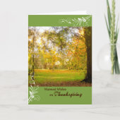 Thanksgiving kaart Fall Kleuren & Bloeit (Voorkant)
