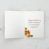 Thanksgiving-kaart Feestdagen Kaart (Binnen)