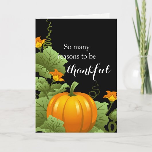 Thanksgiving-kaart Feestdagen Kaart (Voorkant)