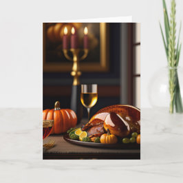 Thanksgiving-kaart Feestdagen Kaart