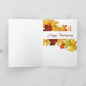 Thanksgiving-kaart Feestdagen Kaart (Binnen)