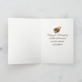 Thanksgiving-kaart Feestdagen Kaart (Binnen)