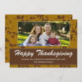 Thanksgiving-kaart Feestdagenkaart (Voorkant / Achterkant)