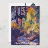 Thanksgiving-kaart Feestdagenkaart (Voorkant / Achterkant)