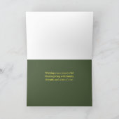 Thanksgiving Kaart met zonnebloemen (Binnen)