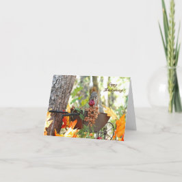 Thanksgiving kaart Mr. Bickles De Eekhoorn 5 x7"