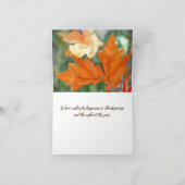 Thanksgiving kaart Mr. Bickles De Eekhoorn 5 x7" (Binnen)