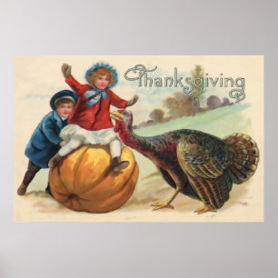 Thanksgiving Kaart Poster