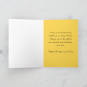 Thanksgiving Kaart voor man (Binnen)