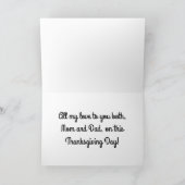  Thanksgiving Kaart voor ouders (Binnen)