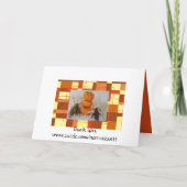 Thanksgiving Kaart voor zoon en partner (Achterkant)