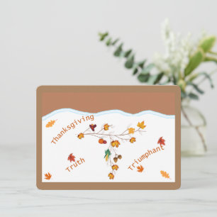 Thanksgiving Kaarten behuizing Kaarten