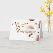 Thanksgiving Kaarten gevouwen 03 (Gele Bloem)