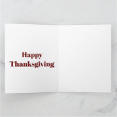THANKSGIVING KAARTEN - ROOD (Binnen)
