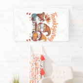 Thanksgiving Kabouter Herfst Luipaard Kalkoen Esse Spandoek (Insitu)