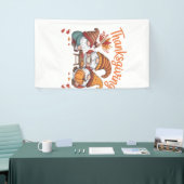 Thanksgiving Kabouter Herfst Luipaard Kalkoen Esse Spandoek (Beurs)