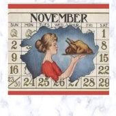  Thanksgiving Kalender Briefkaart