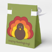 Thanksgiving kalkoen bedankdoosjes (Achterkant)