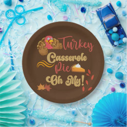 Thanksgiving kalkoen braadpastei oh my papieren bordje