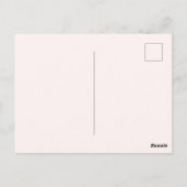 Thanksgiving kalkoen briefkaart (Achterkant)