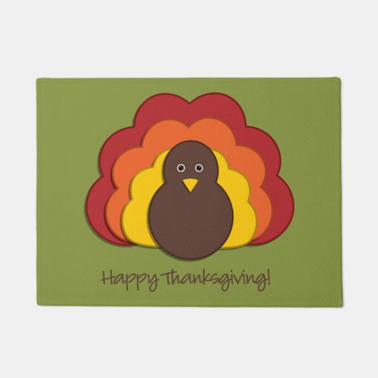 Thanksgiving kalkoen deurmat (Voorkant)