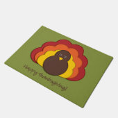 Thanksgiving kalkoen deurmat (Schuin)