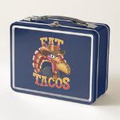 Thanksgiving Kalkoen Eet Tacos Grappige Mexicaan (Voorkant)