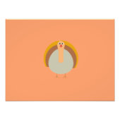 Thanksgiving kalkoen foto afdruk (Voorkant)