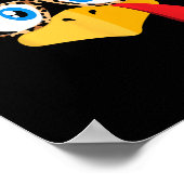 Thanksgiving kalkoen gezicht leopard print bril wo (Hoek)