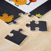 Thanksgiving kalkoen legpuzzel (Zijkant)