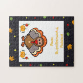 Thanksgiving kalkoen legpuzzel (Horizontaal)