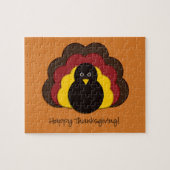 Thanksgiving kalkoen legpuzzel (Horizontaal)