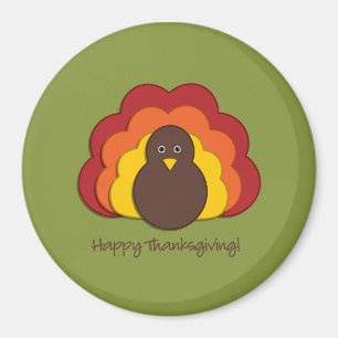 Thanksgiving kalkoen magneet