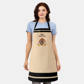 Thanksgiving kalkoen met pompoenen schort (Gedragen)