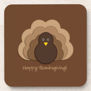 Thanksgiving kalkoen onderzetter