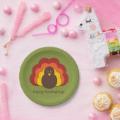 Thanksgiving kalkoen papieren bordje (Feest)